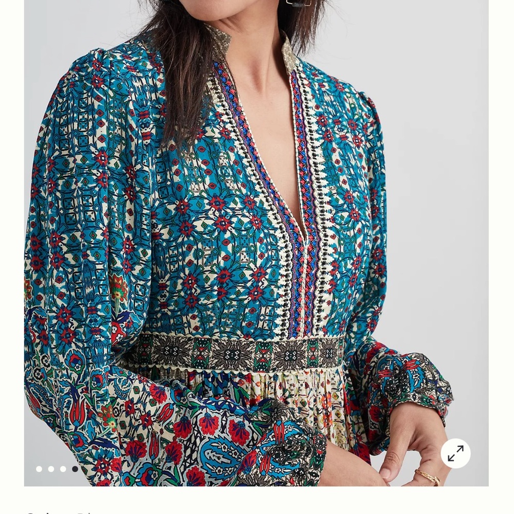 Anthropology Multicolor Maxi Dress - Picture 3 of 3